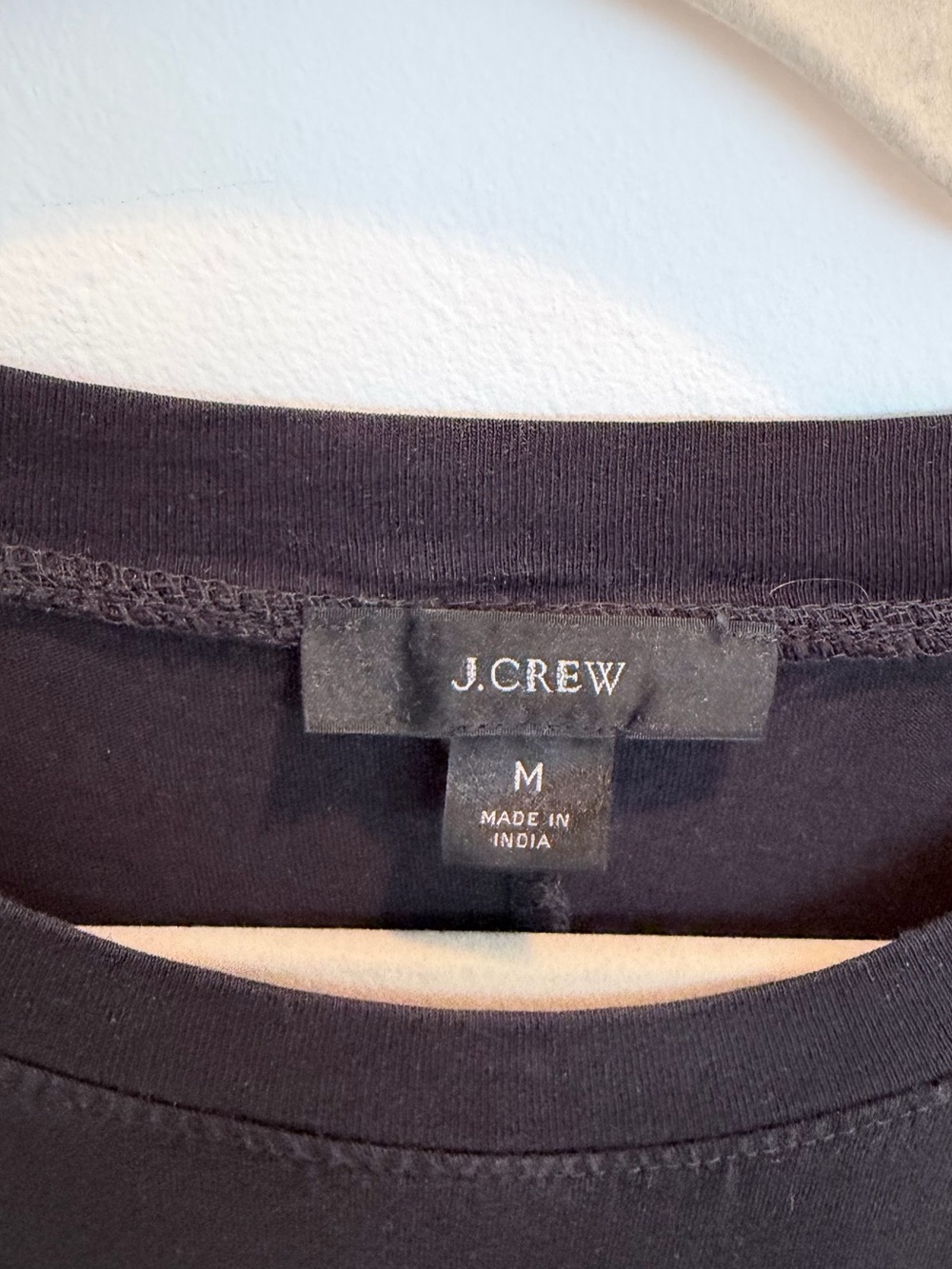 J. Crew Cotton Midi T Shirt Dress in Black, Size Medium - Picture 4 of 8